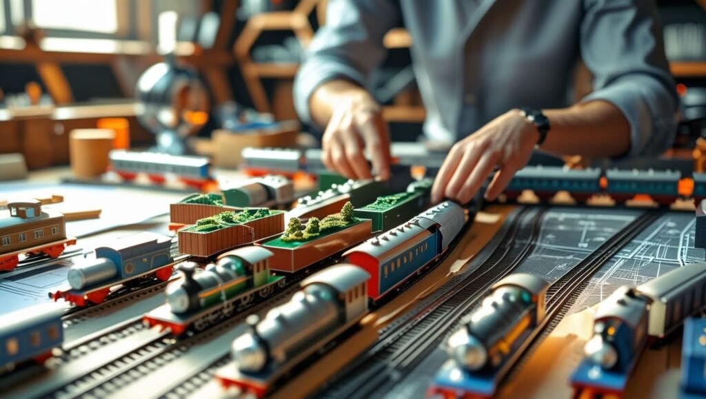 Hands-On Technology Lessons with Model Train Components