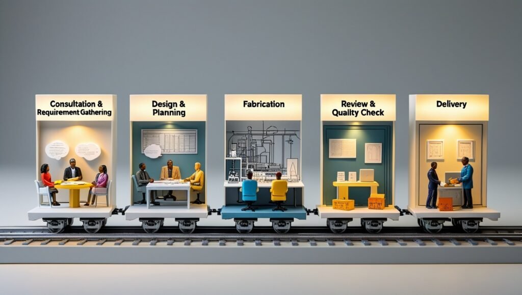 custom scale model creation process
